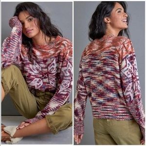 Anthropologie Sharona Sweater Greylin